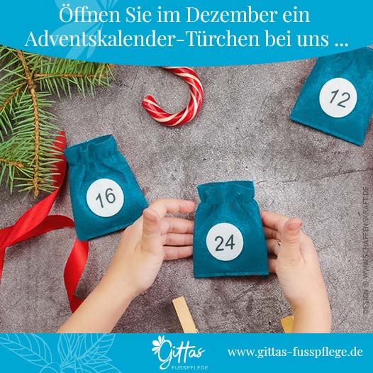 Öffnen Sie im Dezember ein Adventskalender-Türchen bei uns ...